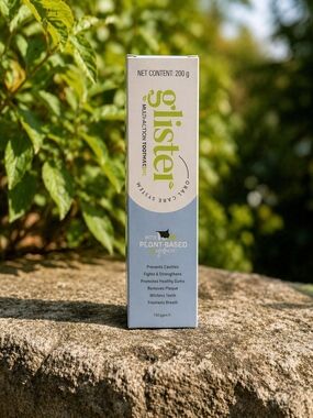 Glister Plant-Based Toothpaste Gel — Blue